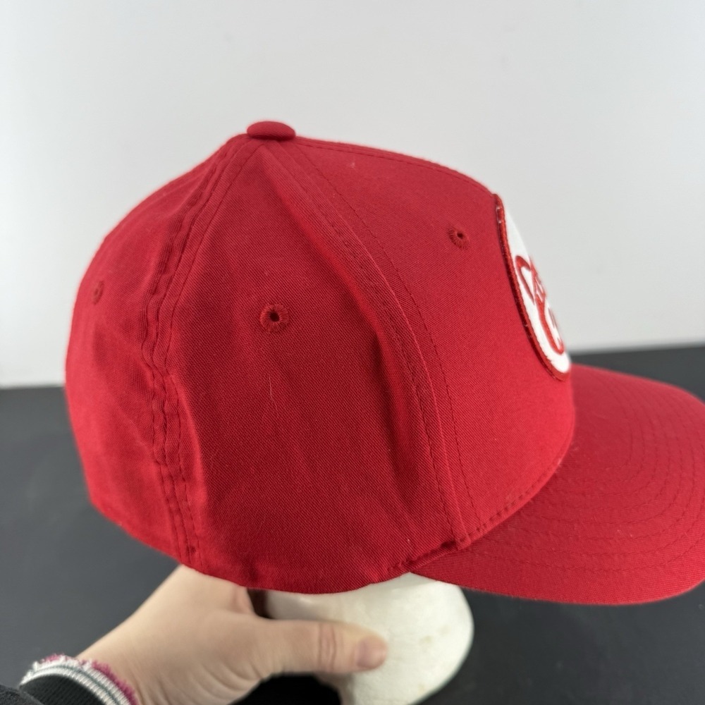 Pixar's Turning Red Logo Hat Exclusive Flexfit Embroidered Hat Small Medium - Picture 4 of 7